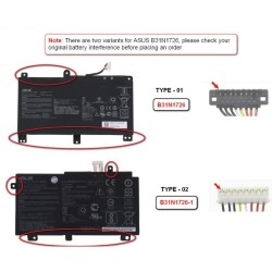 48Wh Asus B31N1726-1 Batterie