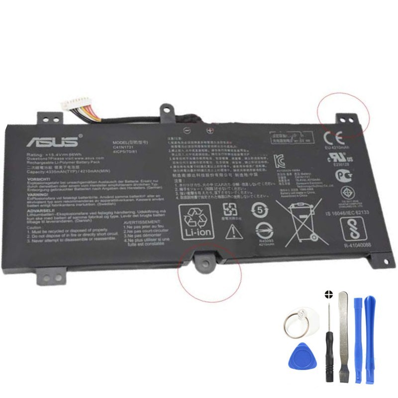 Asus-C41N1731-A-66Wh