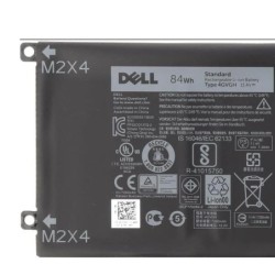 84Wh Dell 4GVGH Batterie