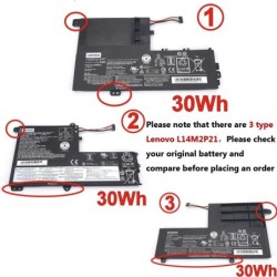 30Wh Lenovo L14M2P21 Batterie