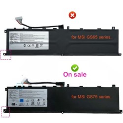 80.25Wh MSI BTY-M6L Two Batterie