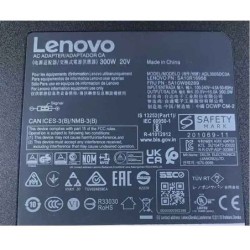 Lenovo 20V 15A 300W Rectangulaire Adaptateur Chargeur