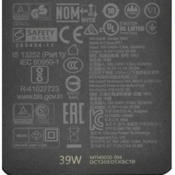 Microsoft 39W Model 1963 Adaptateur Chargeur