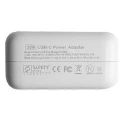 Compatible Apple 30W USB-C Adaptateur Chargeur + USB-C Cabel